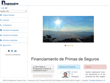 Tablet Screenshot of progressivefinancepr.com